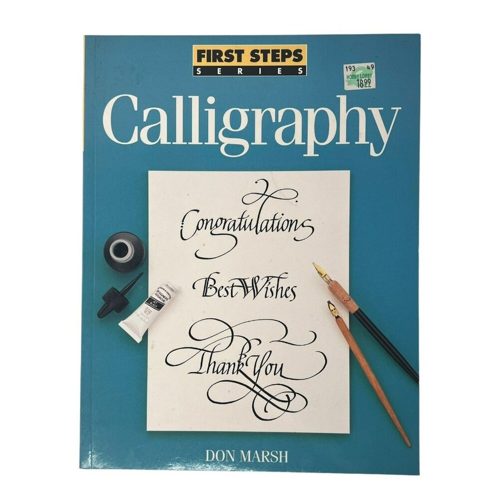 Calligraphy by Don Marsh (1996, Trade Paperback) Vintage Paperback Book